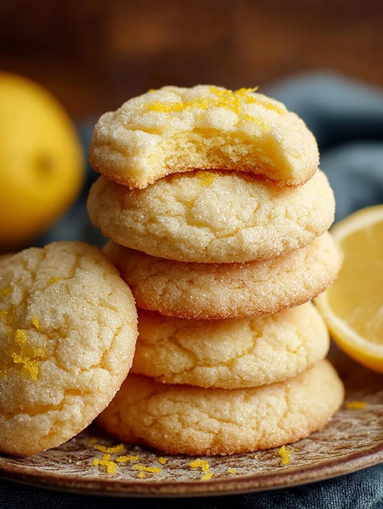 Soft Chewy Lemon Cookies