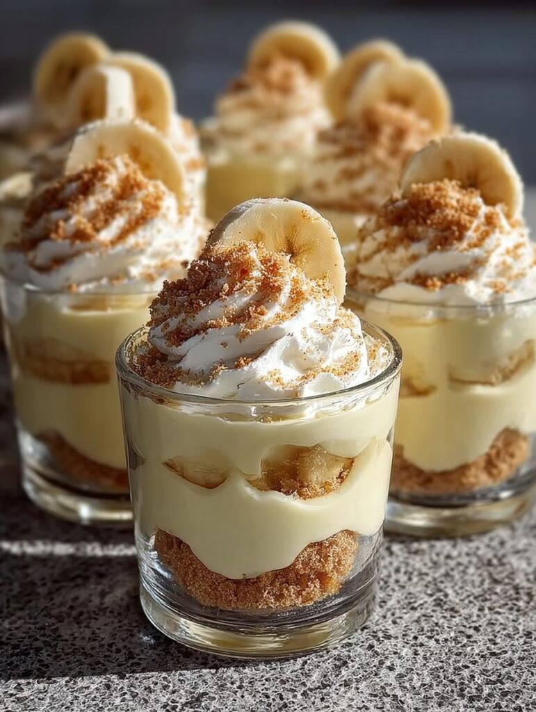 Southern Banana Pudding Cups
