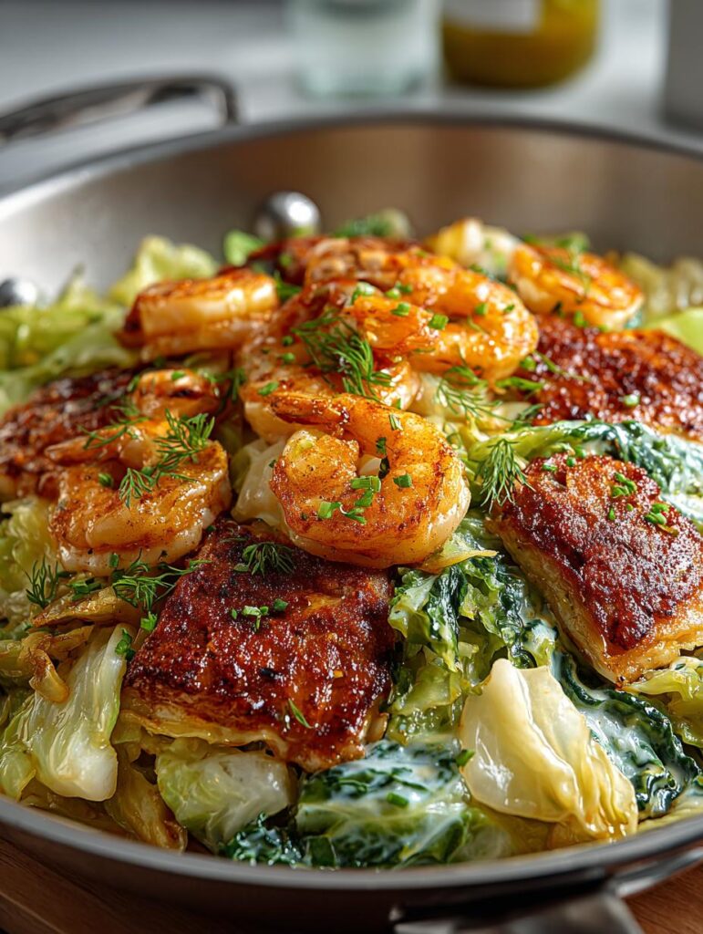 Southern Fried Cabbage with