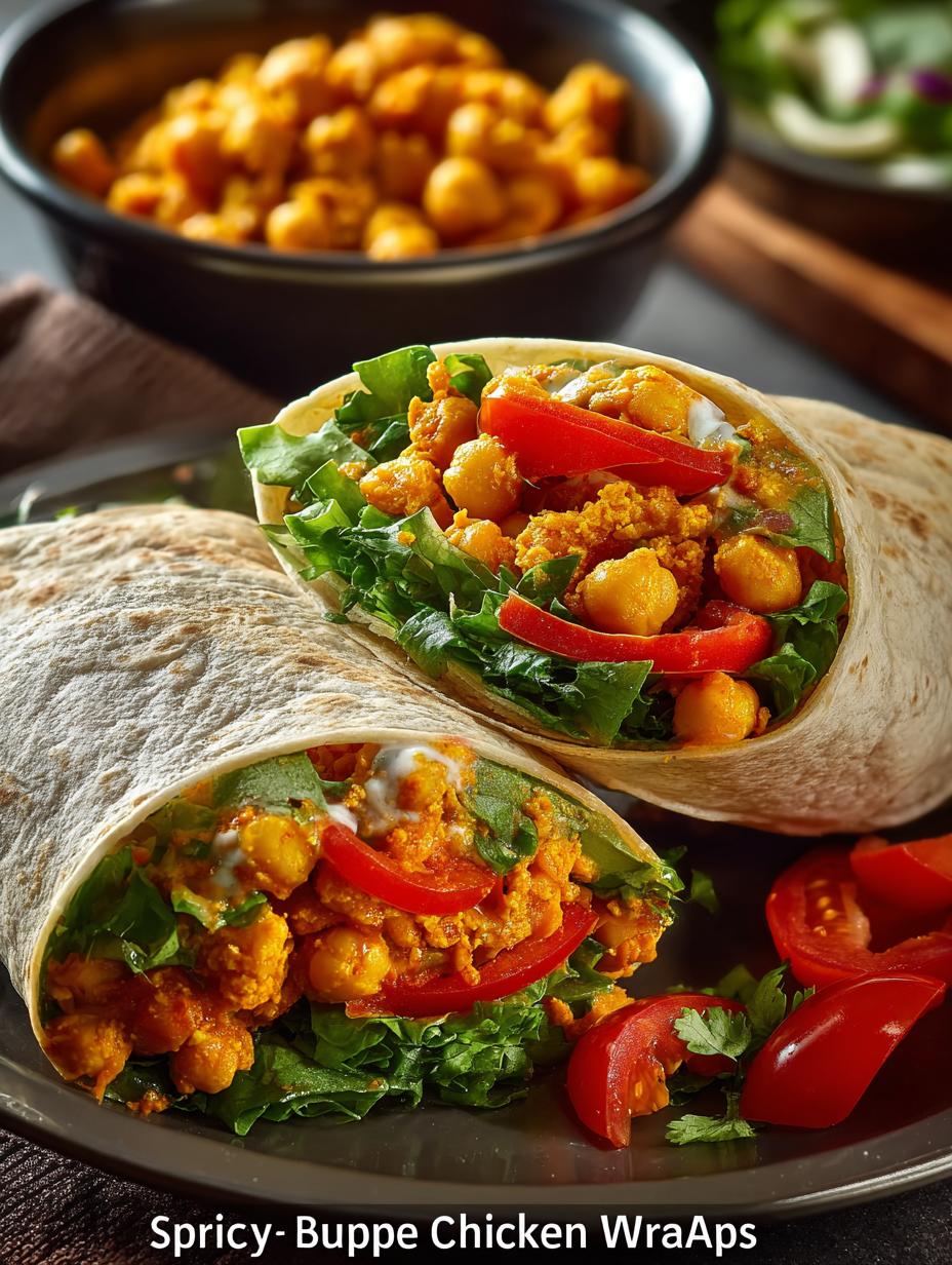 Spicy Buffalo Chickpea Wraps: 7 Flavorful Ideas to Try - Spicy Buffalo Chickpea Wraps - main visual representation
