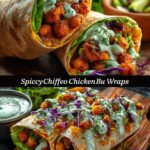 Spicy Buffalo Chickpea Wraps