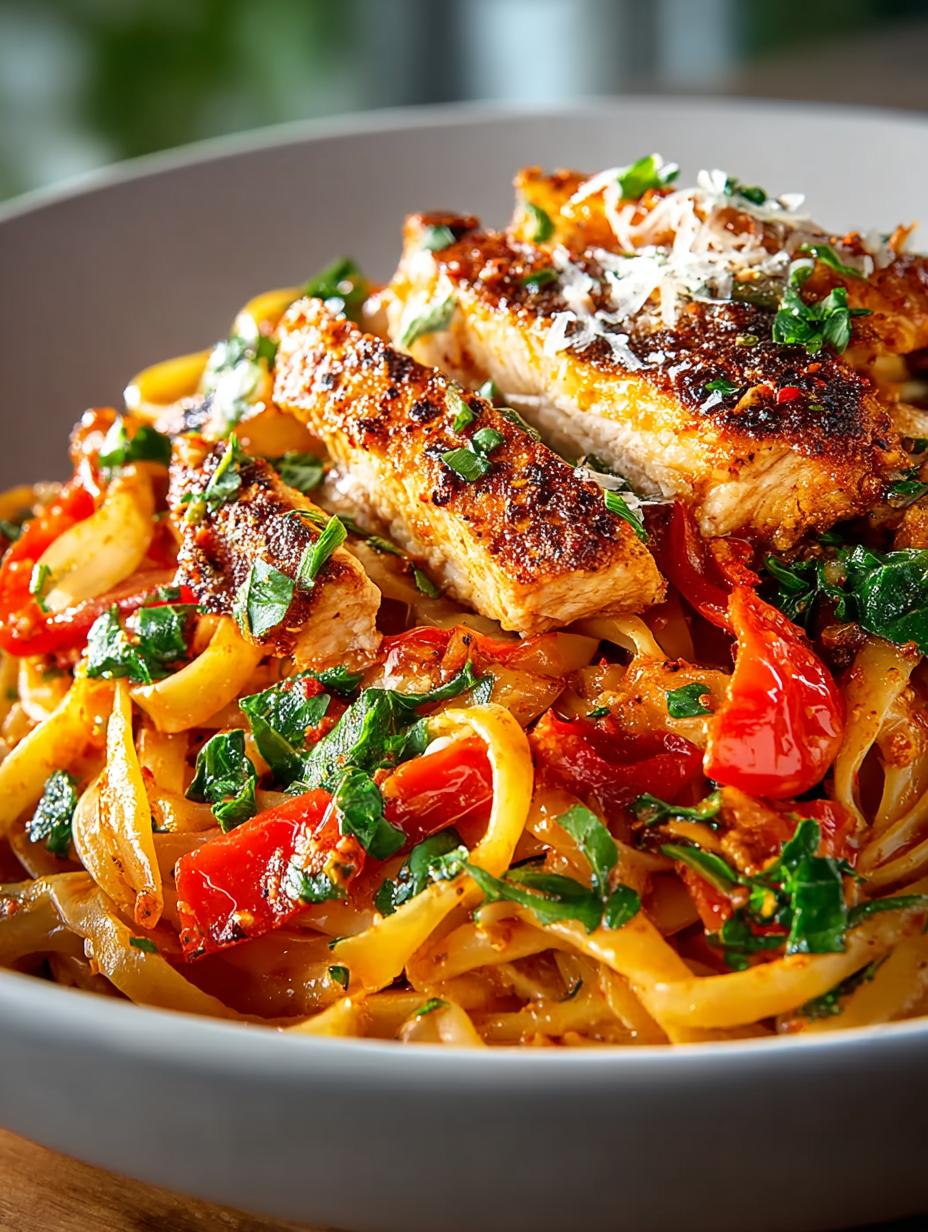 Spicy Cajun Chicken Linguine: A Flavorful One-Pan Delight 6 Spicy Cajun Chicken Linguine: A Flavorful One-Pan Delight - Spicy Cajun Chicken Linguine - additional detail