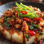 Spicy Pork Rice Cakes