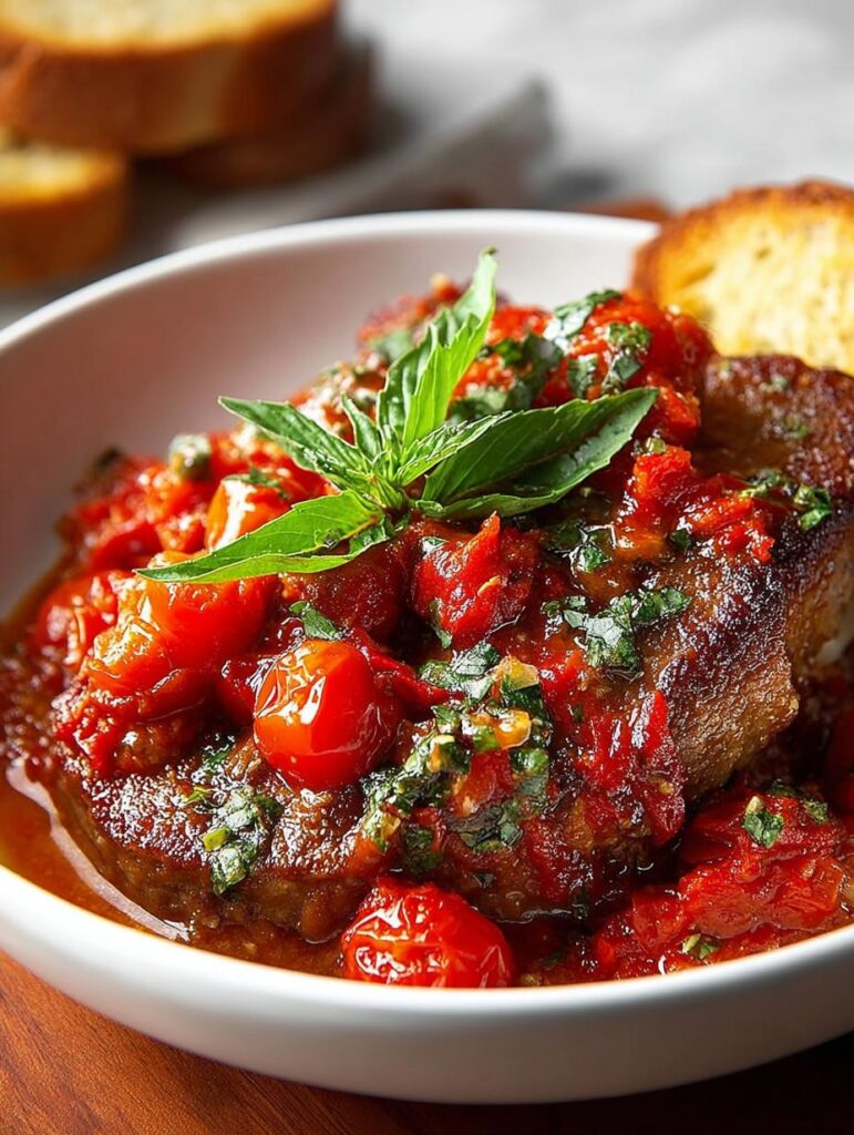 Steak Pizzaiola with Tomato