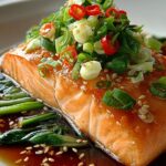 Steamed Salmon Shanghai Style