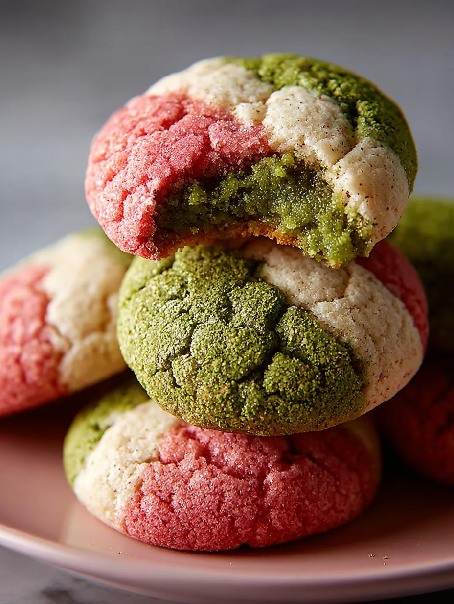 Strawberry Matcha Neapolitan Cookies: 30-Minute Delight - Strawberry Matcha Neapolitan Cookies - main visual representation