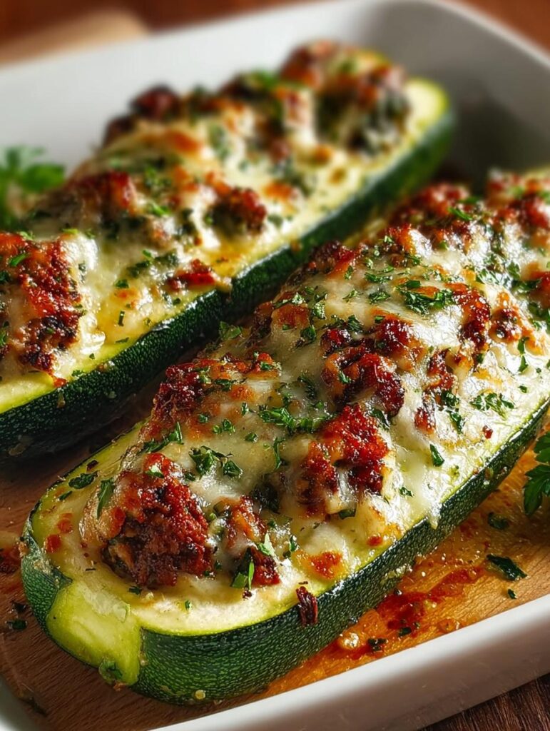 Stuffed Zucchini Boats