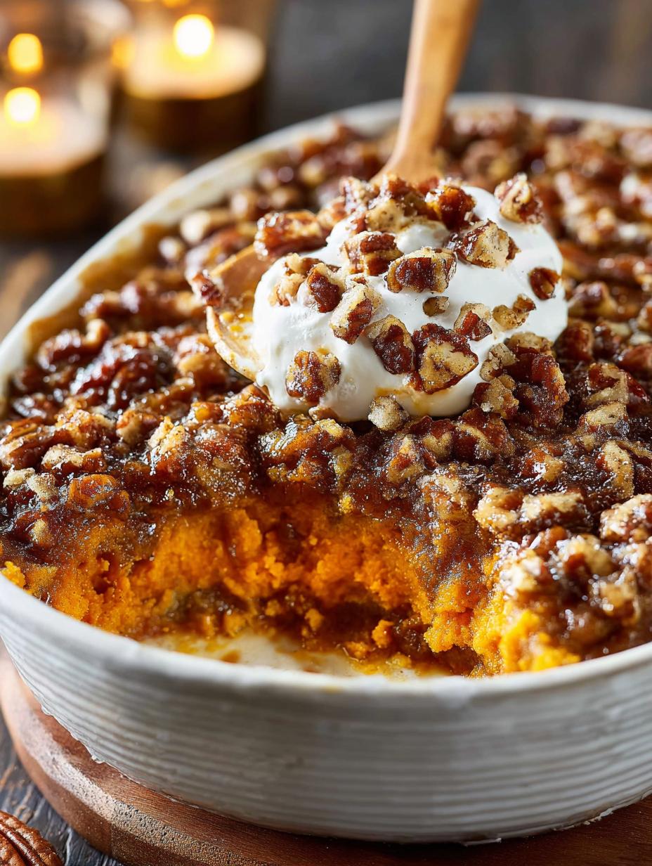 Delicious Sweet Potato Casserole with Marshmallows - Sweet Potato Casserole - main visual representation