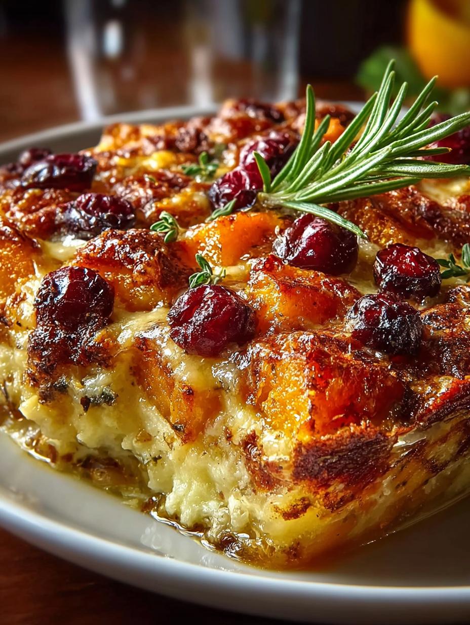 Sweet Potato Cranberry Gratin