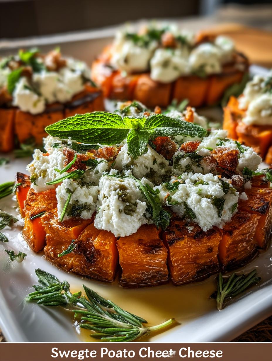 Sweet Potato Goat Cheese