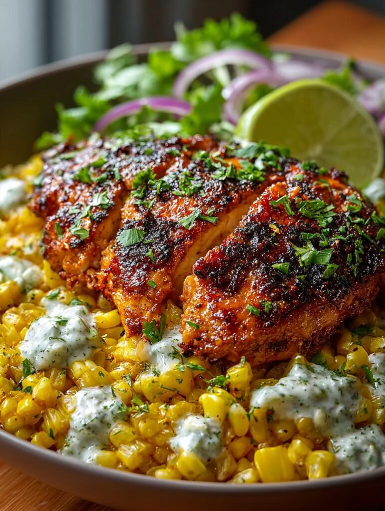 Tasty Street Corn Chicken