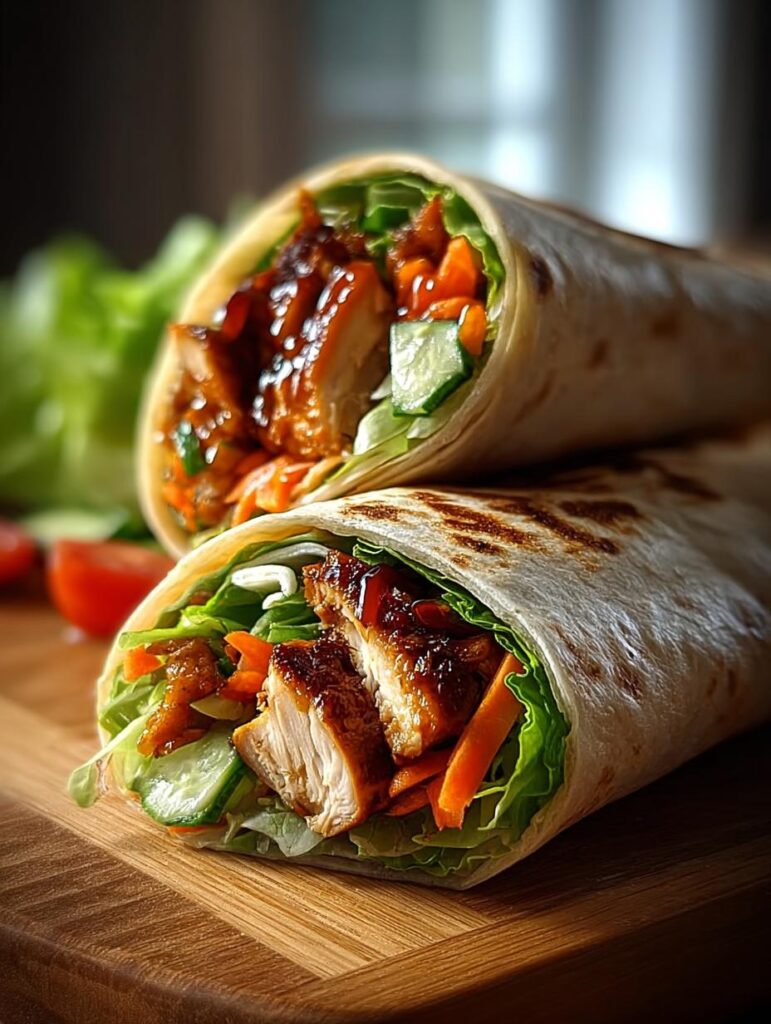 Teriyaki Chicken Wrap For