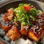 Teriyaki Salmon Bowls Coconut