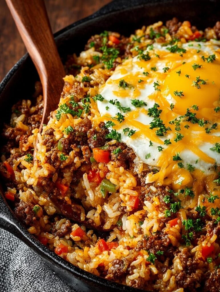 Texas Hash with Rice