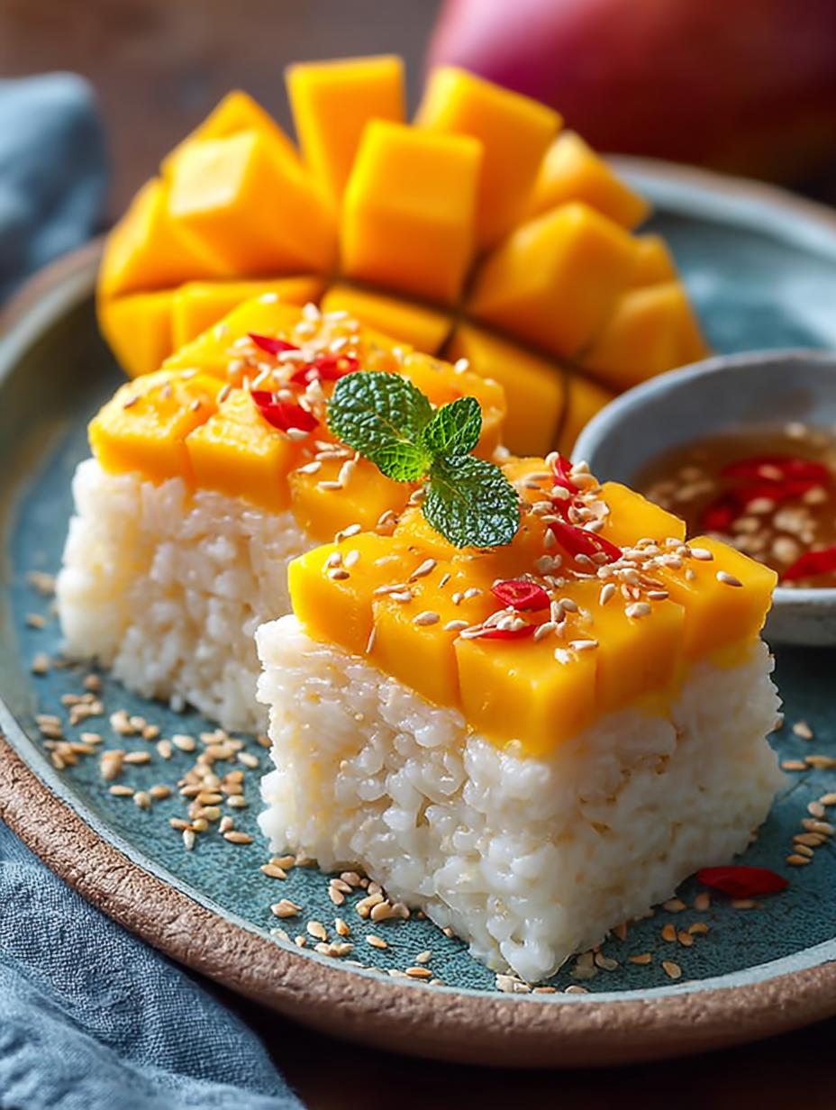 Delicious Thai Mango Sticky Rice Treats You Must Try - Thai Mango Sticky Rice - main visual representation