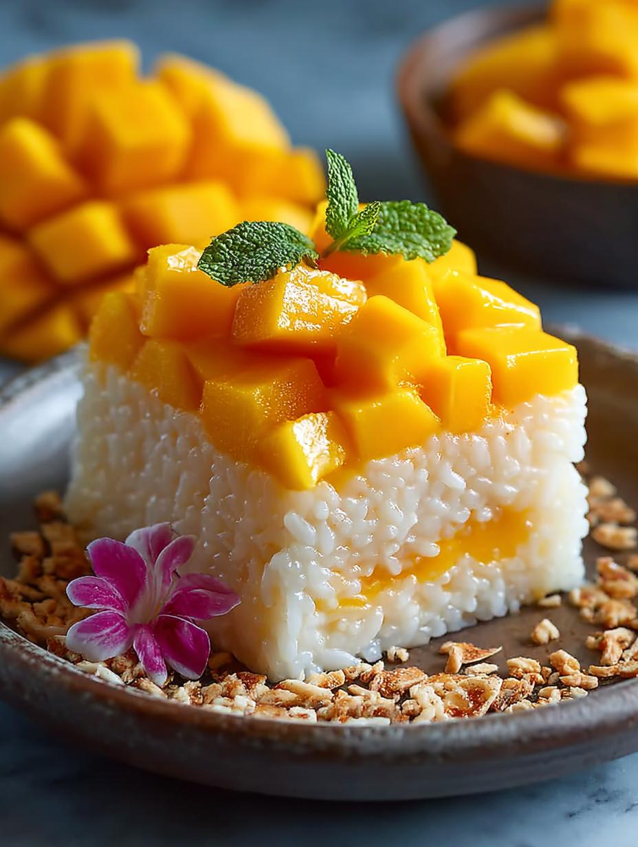 Delicious Thai Mango Sticky Rice Treats You Must Try - Thai Mango Sticky Rice - additional detail