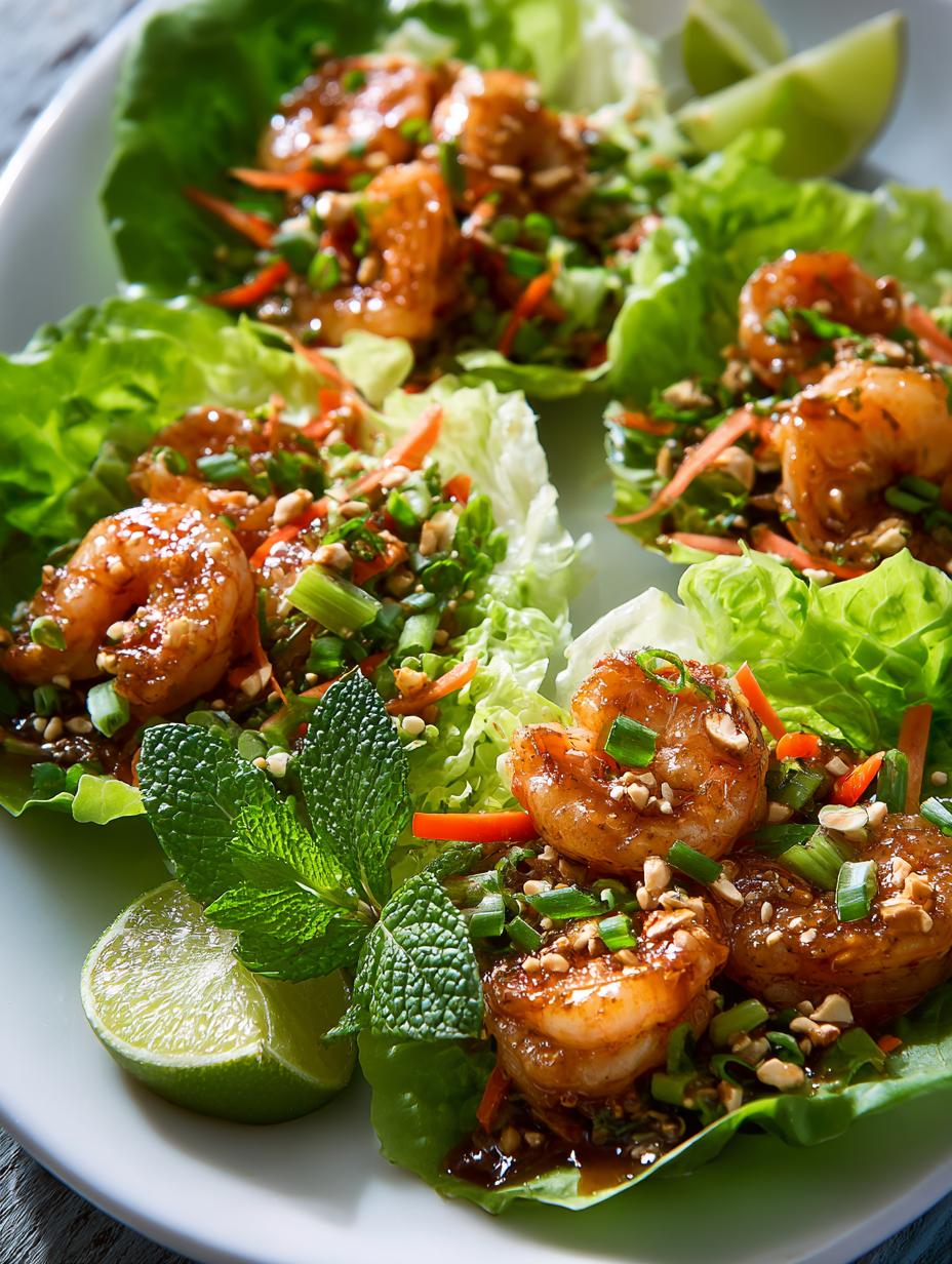 Thai Shrimp Lettuce Wraps: 20-Minute Flavor Explosion - Thai Shrimp Lettuce Wraps - additional detail