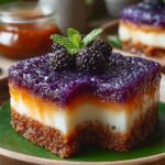 Ube Cassava Cake with