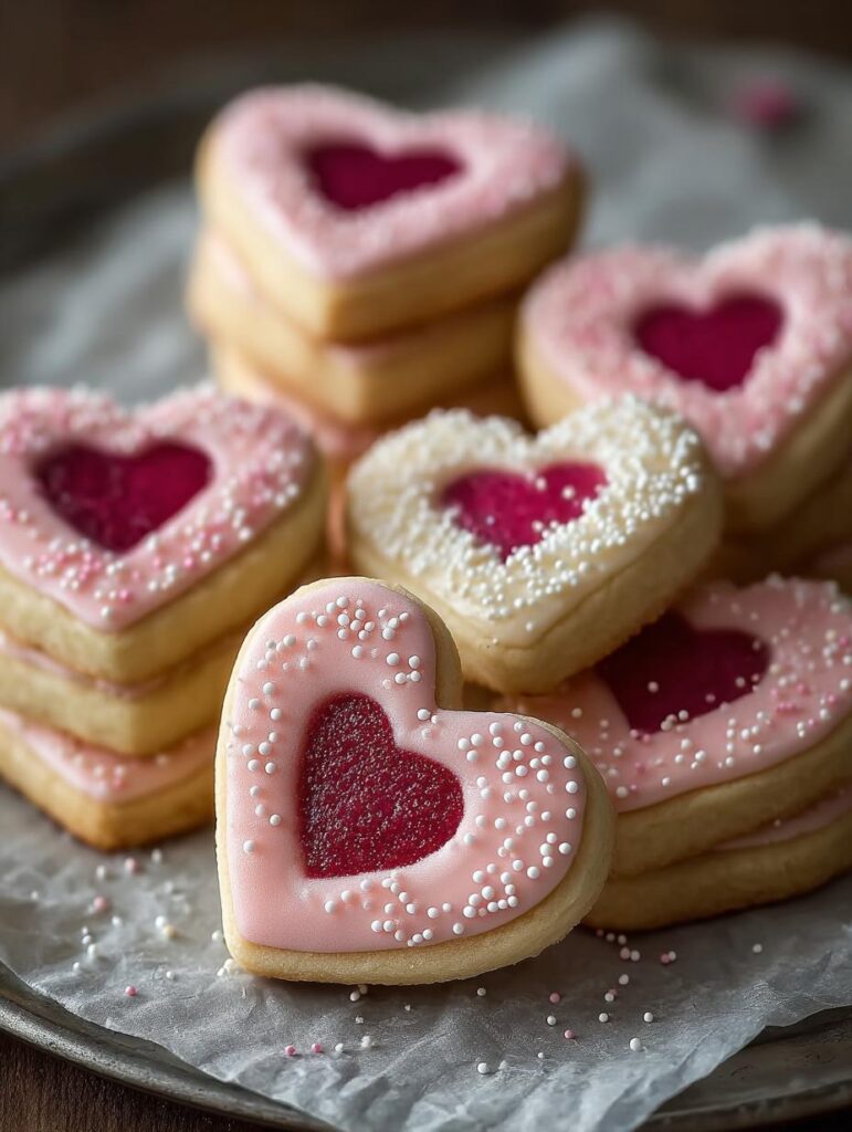 Valentines Day Heart Cookies