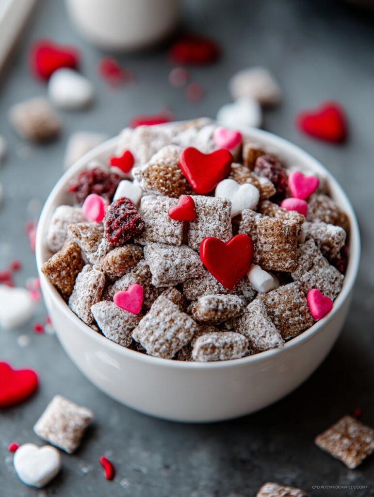 Valentines Day Muddy Buddies