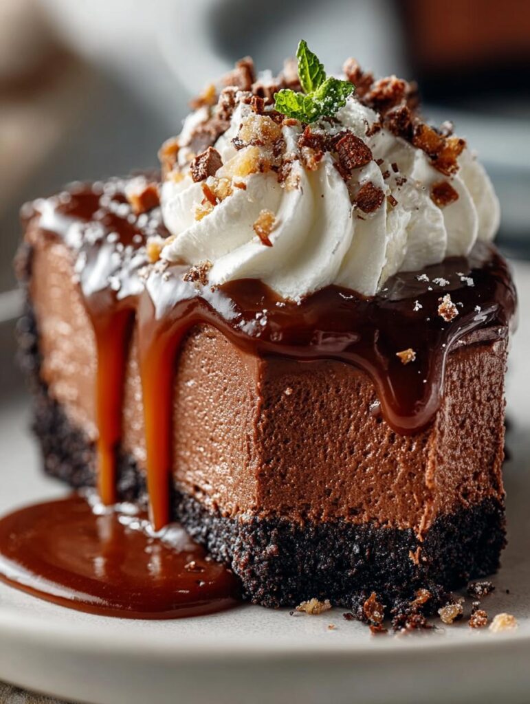 Vegan Chocolate Mousse Pie