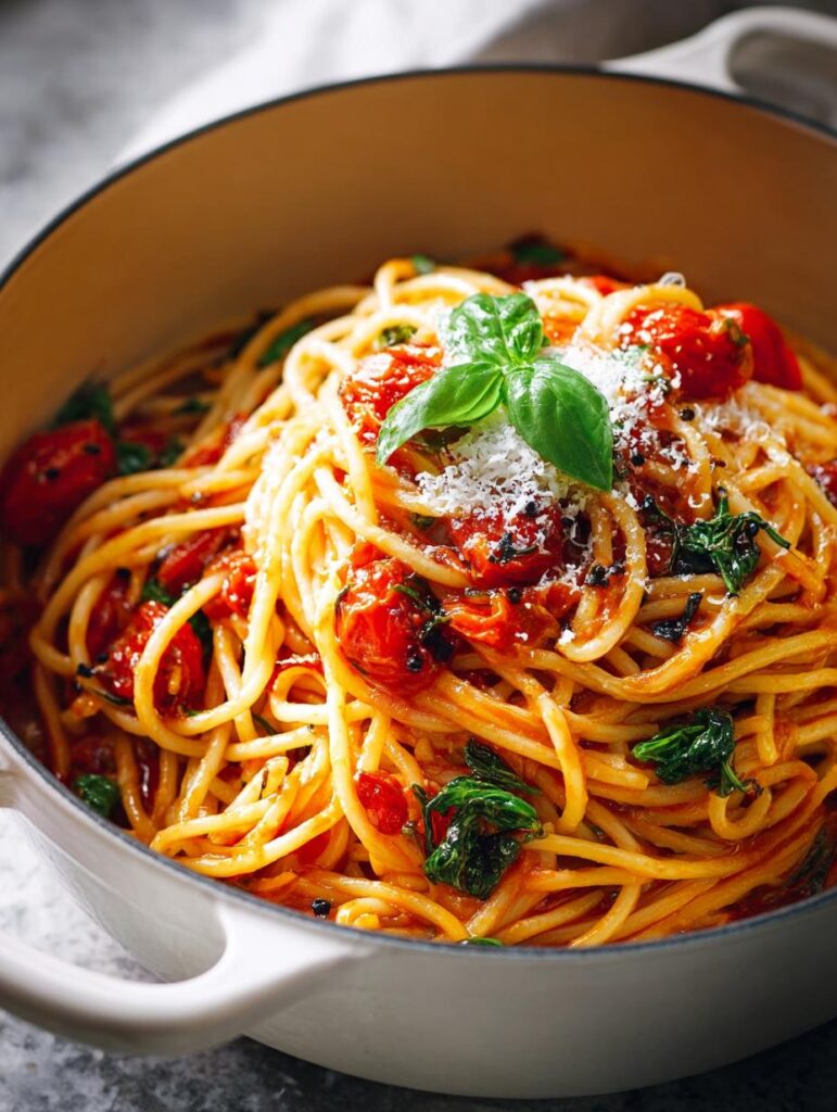 Vegan One Pot Spaghetti