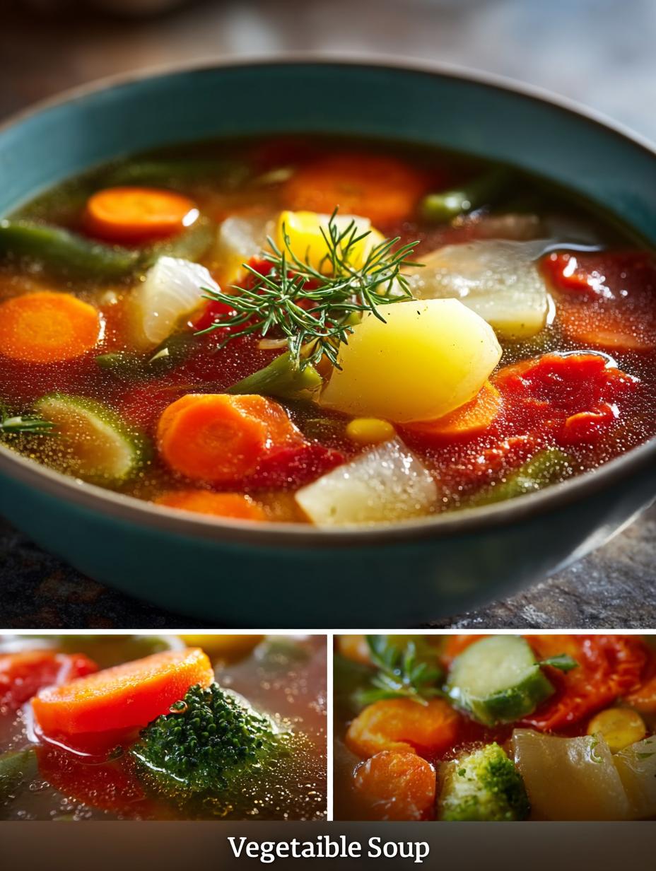 Vegetable Soup: 6 Hearty Recipes for Comforting Meals - Vegetable Soup - additional detail
