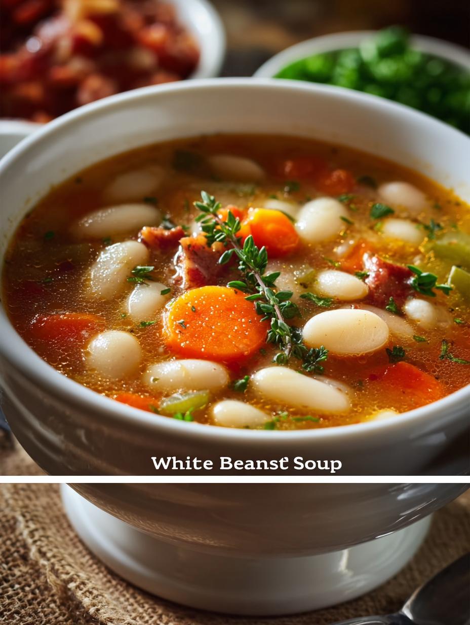 Classic White Bean Soup: 6 Comforting Variations - White Bean Soup - additional detail