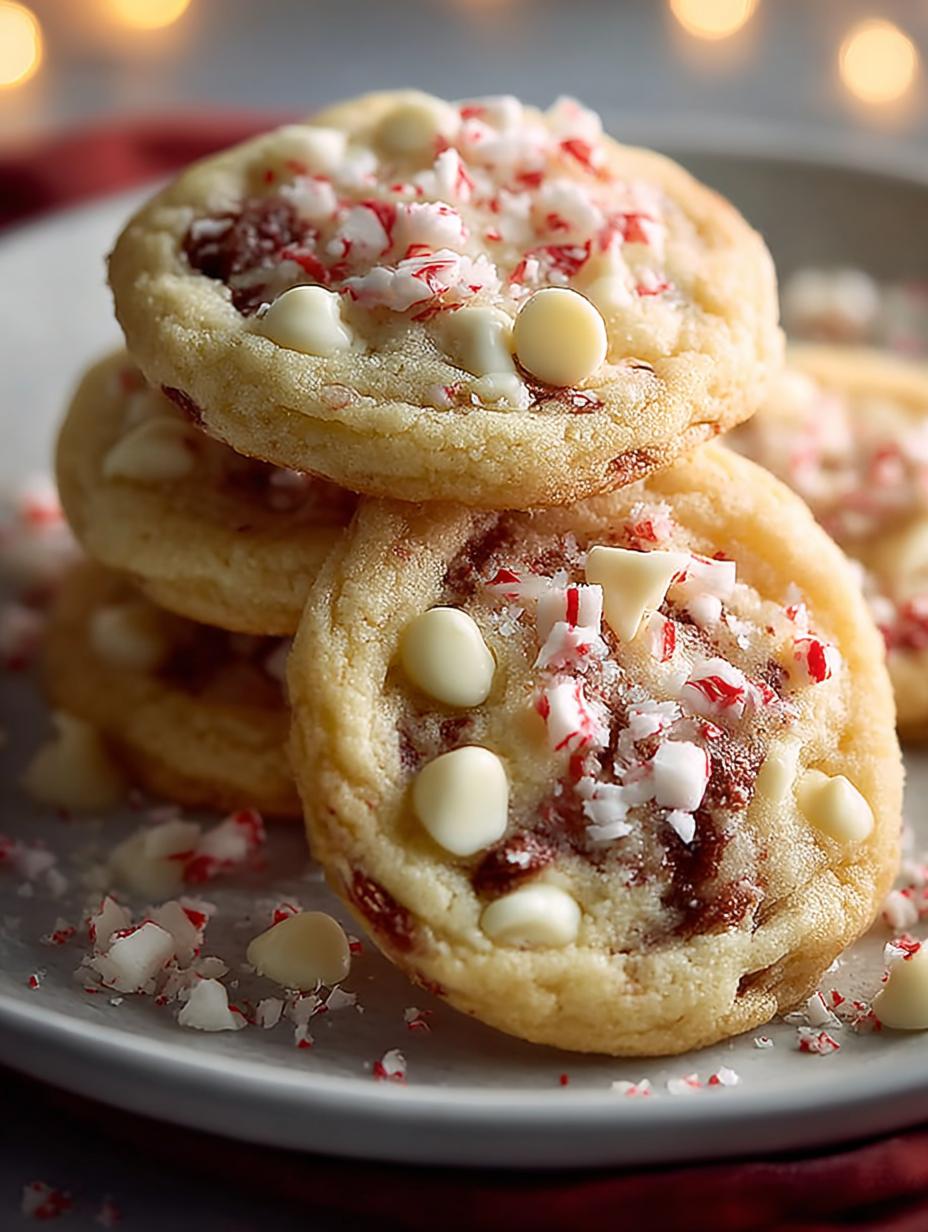Delicious White Chocolate Peppermint Cookies Recipe to Try - White Chocolate Peppermint Cookies - additional detail