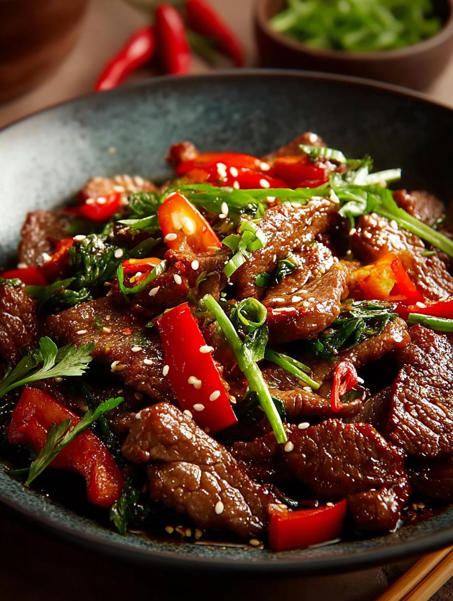 Savory Xinjiang Cumin Lamb Stir for Flavor Lovers - Xinjiang Cumin Lamb Stir - main visual representation