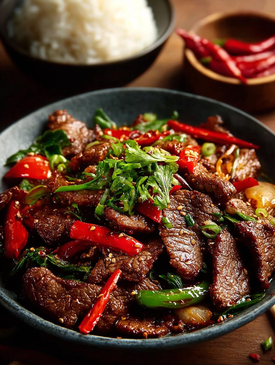 Xinjiang Cumin Lamb Stir