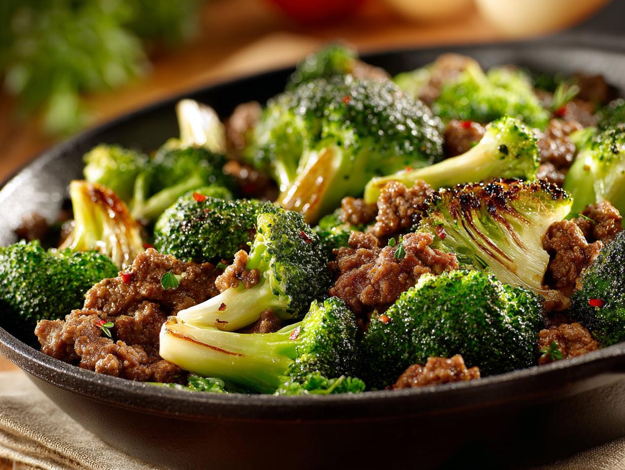 #comment 113947: 30-Minute Ground Beef and Broccoli Delight - #comment 113947 - main visual representation