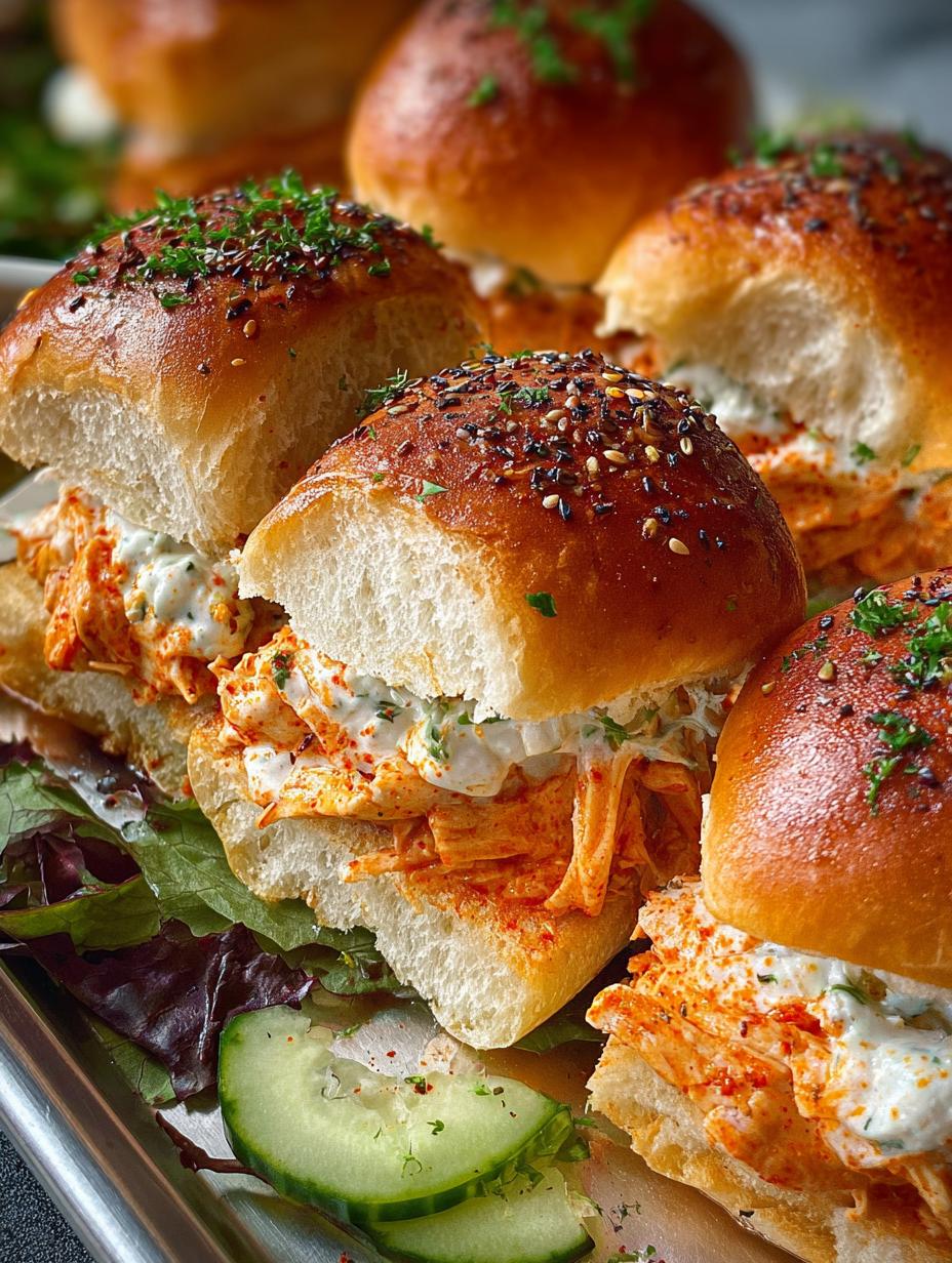 #comment 191: 7 Irresistible Spicy Buffalo Chicken Sliders - #comment 191 - main visual representation