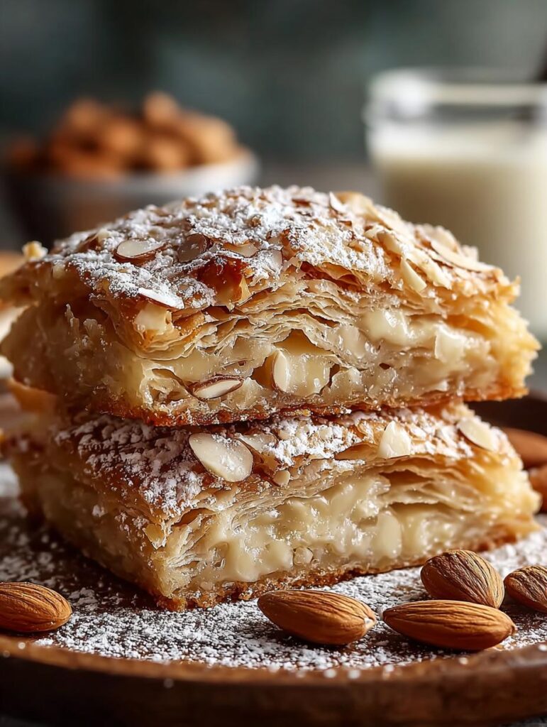 Almond Croissant Cookie Bar