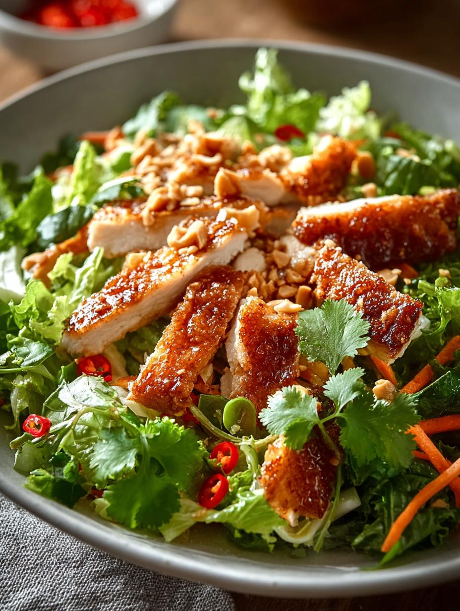 Asian Chicken Crunchy Salad