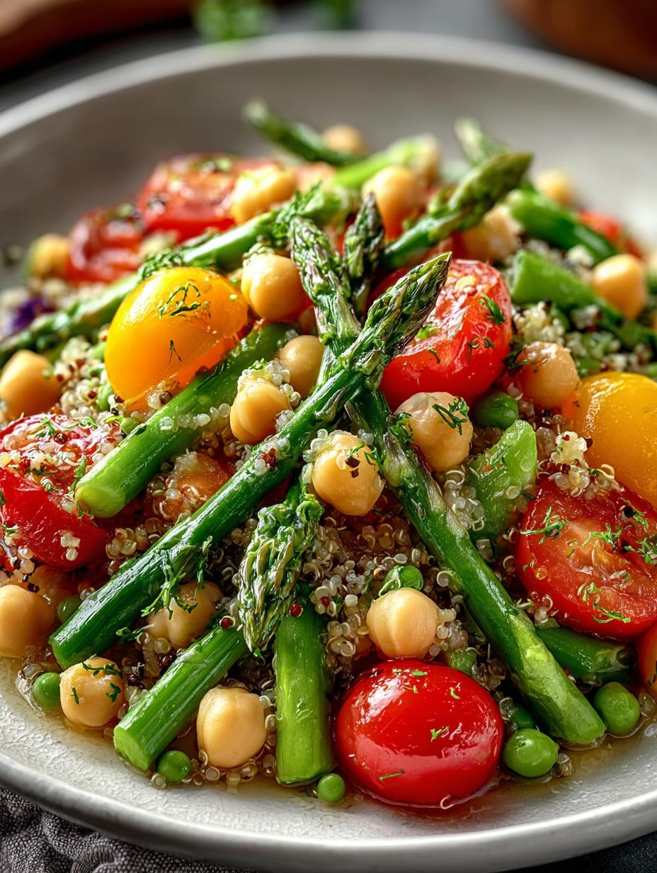 Refreshing Asparagus Chickpea Quinoa Salad for Vibrant Meals - Asparagus Chickpea Quinoa Salad - additional detail