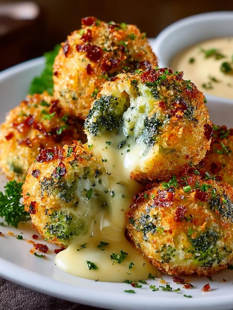 Baked Broccoli Cheese Balls