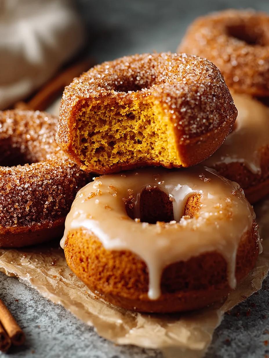 Baked Pumpkin Donuts: 12 Irresistible Autumn Delights - Baked Pumpkin Donuts - additional detail