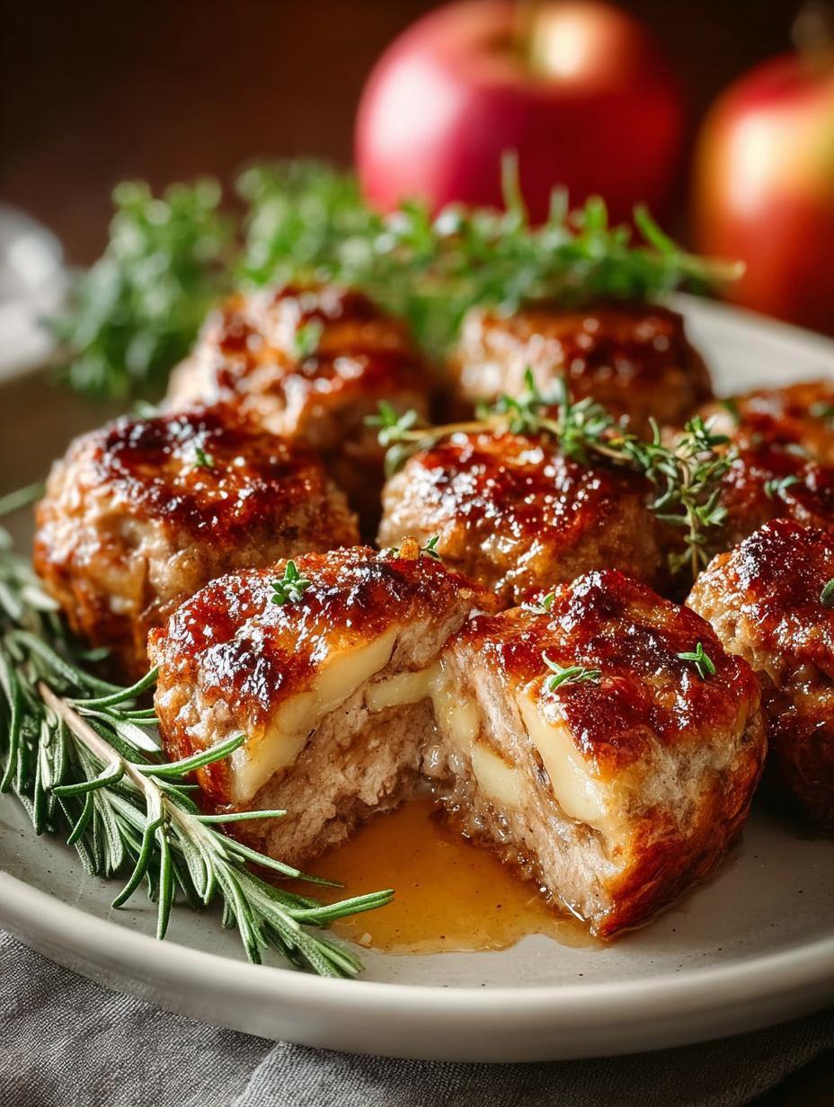 Delicious Baked Turkey Apple Breakfast Meatballs - Baked Turkey Apple Breakfast - main visual representation