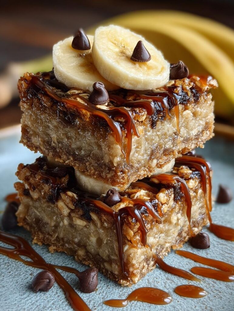 Banana Oatmeal Bars