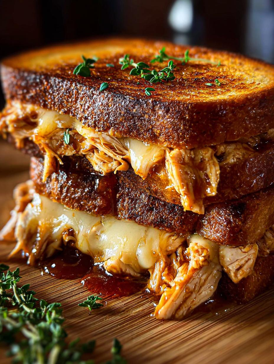 BBQ Chicken Grilled Cheese: 12 Comforting Recipes to Savor - Bbq Chicken Grilled Cheese - main visual representation