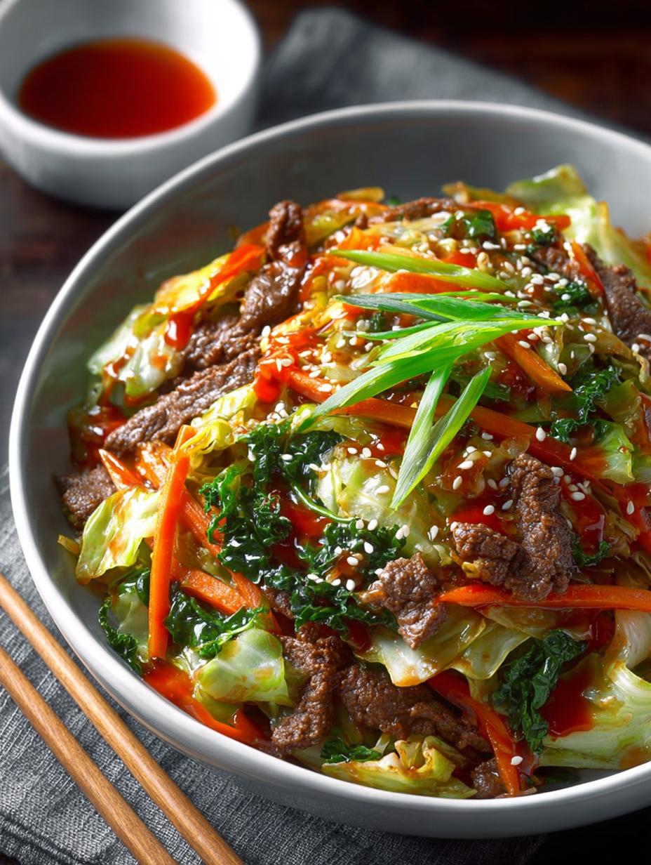 Beef Cabbage Stir Fry: 5 Amazing Benefits of this Dish 5 Beef Cabbage Stir Fry: 5 Amazing Benefits of this Dish - Beef Cabbage Stir Fry - main visual representation