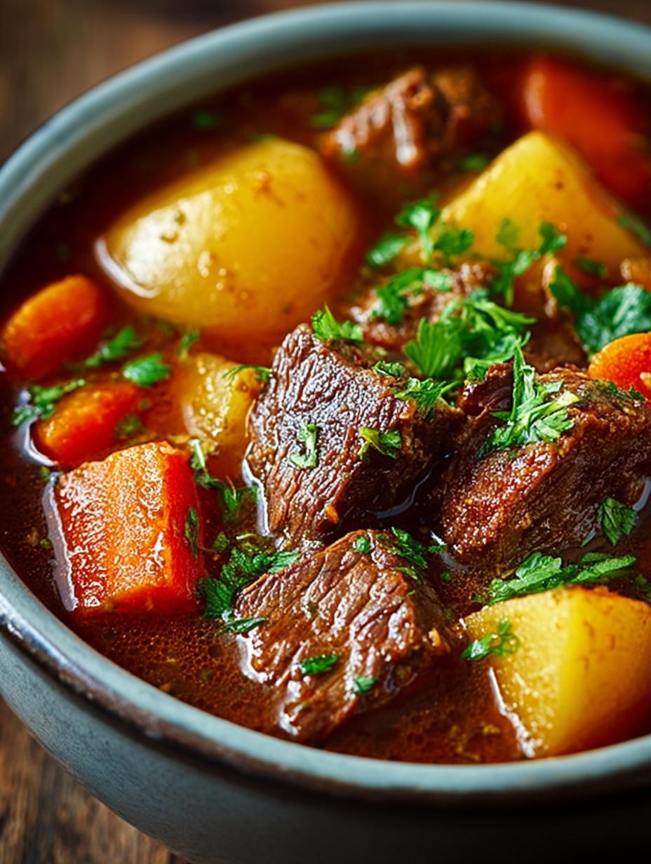 Easy Homemade Beef Stew: 7 Hearty Ingredients for Comfort - Beef Stew - additional detail
