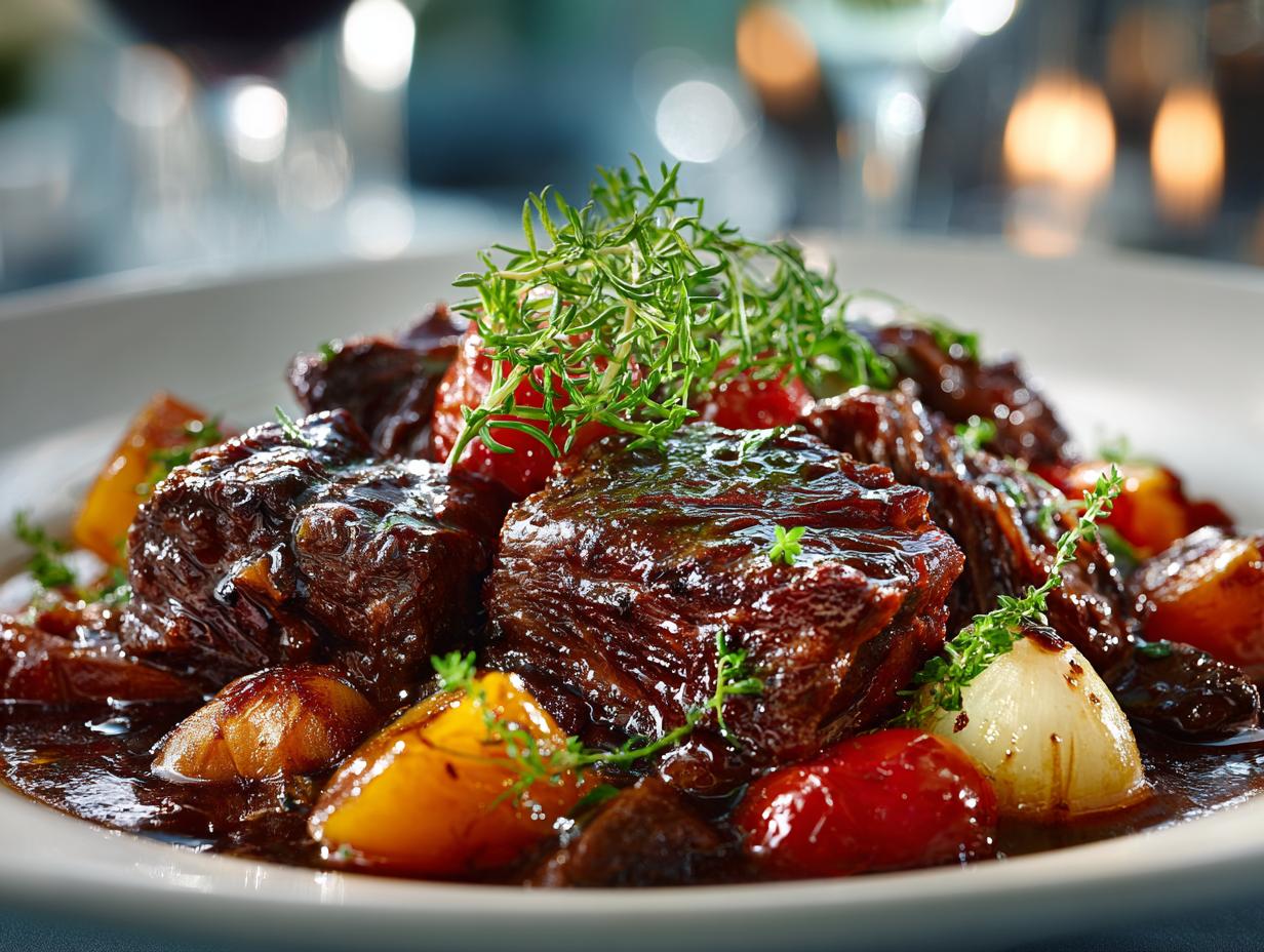 Beef Tail Bourguignon: 6 Steps to Ultimate Comfort Food 5 Beef Tail Bourguignon: 6 Steps to Ultimate Comfort Food - Beef Tail Bourguignon - main visual representation