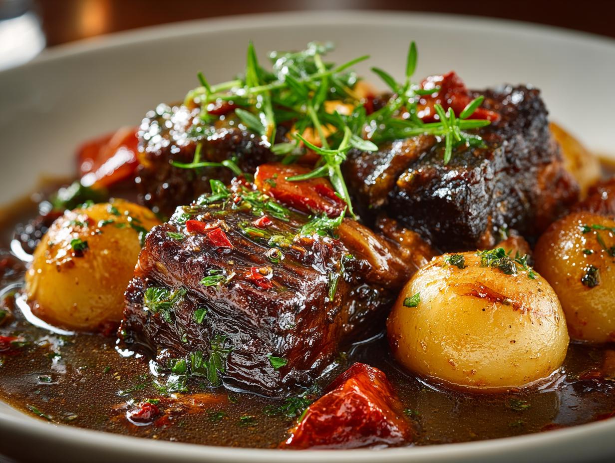 Beef Tail Bourguignon