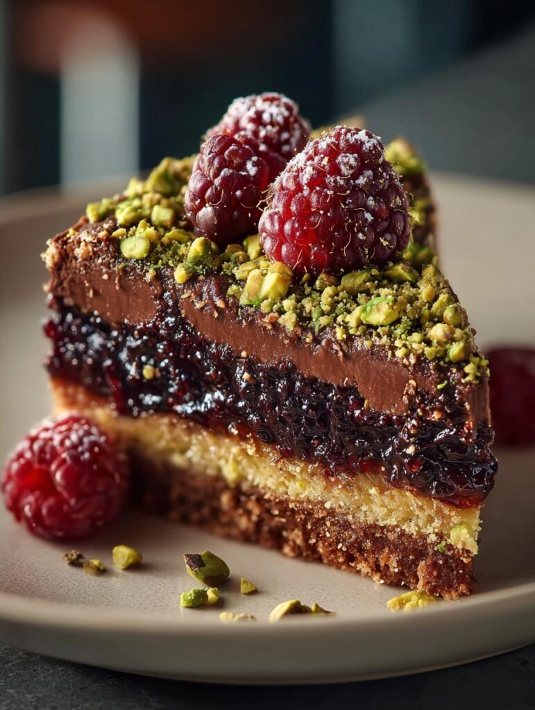 Blackberry Pistachio Dream Bars