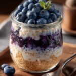 Blueberry Cheesecake Overnight Oats