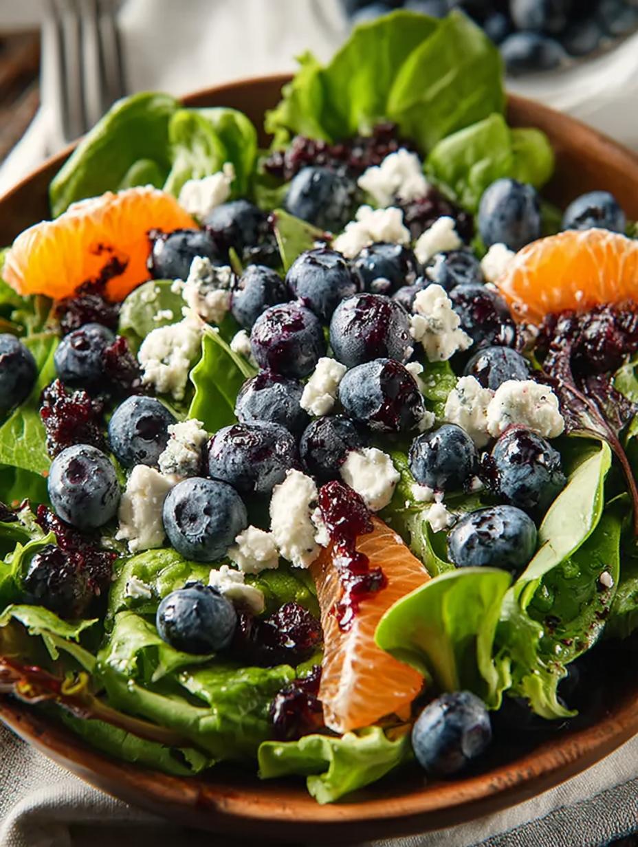 Blueberry Goat Cheese Salad