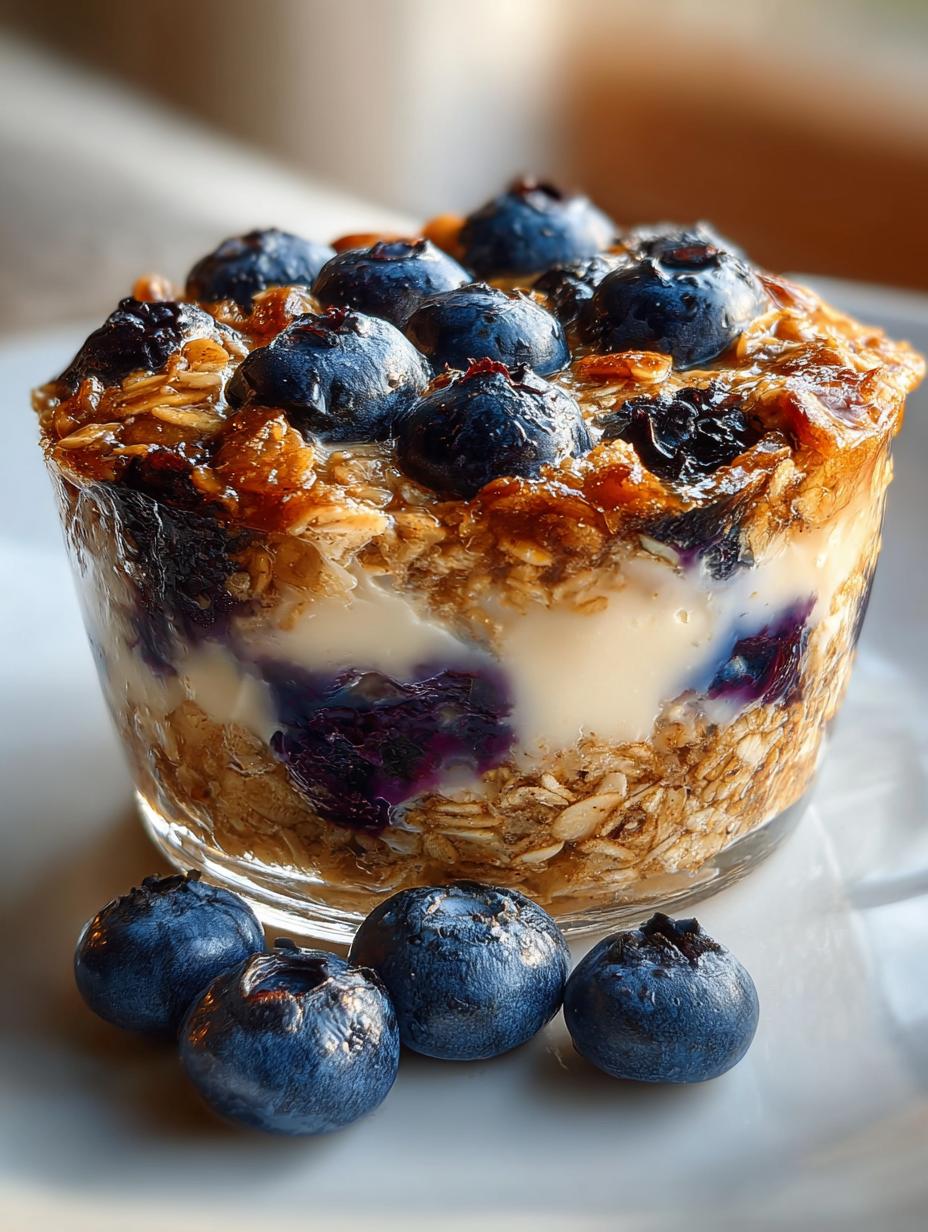 Blueberry Yogurt Baked Oatmeal Cups: A Healthy Delight - Blueberry Yogurt Baked Oatmeal - additional detail