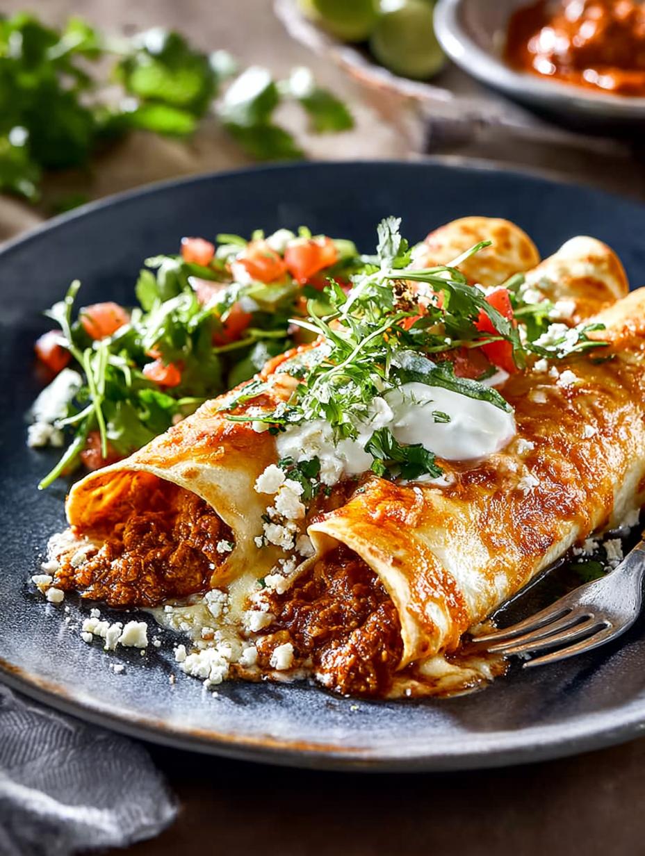 Delicious Breakfast Enchiladas for a Hearty Morning - Breakfast Enchiladas - main visual representation